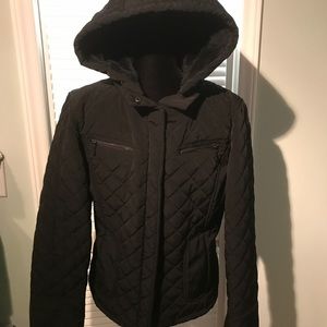Calvin Kline all black winter jacket