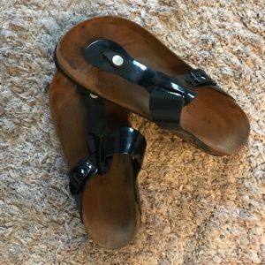 Black Birkenstocks