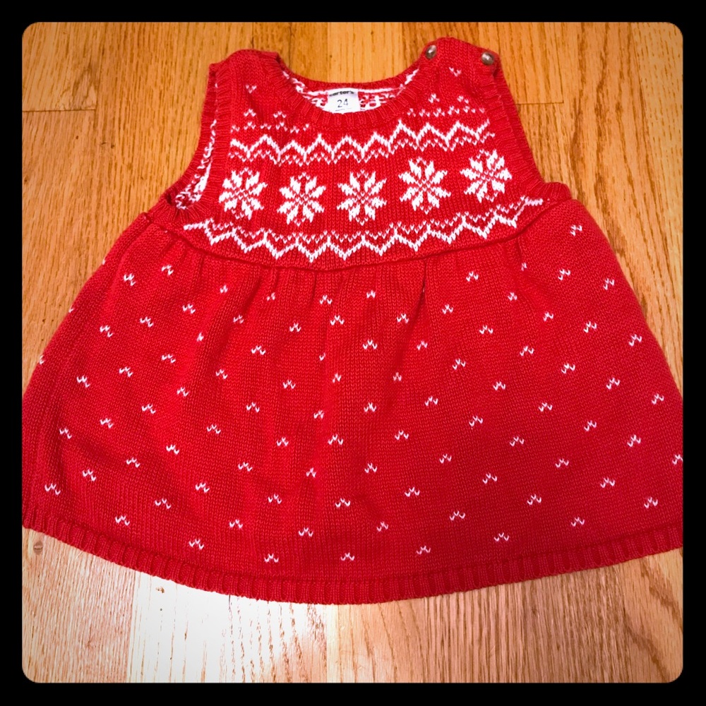 Carter's sweater dress 24 mos