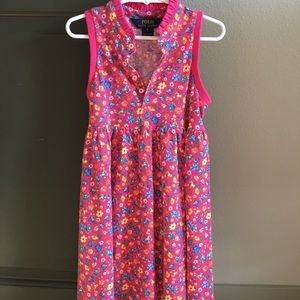 Floral Polo girls dress