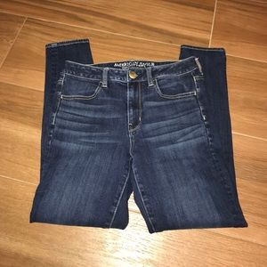 AE dark wash jeans