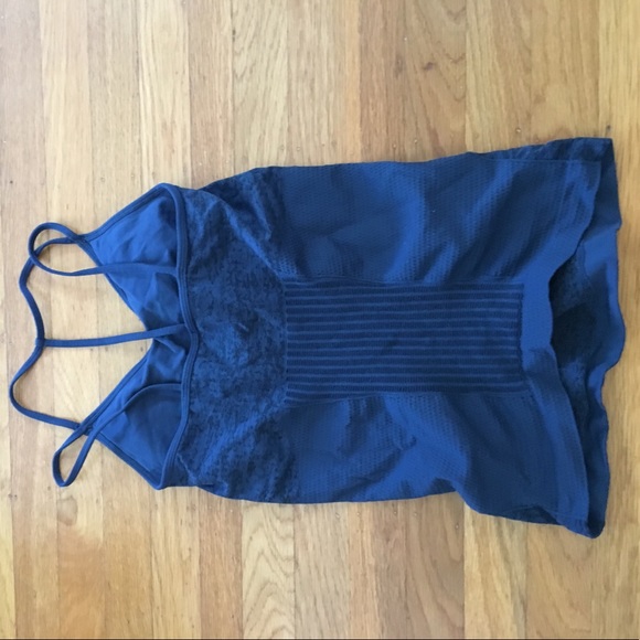 Zella blue and black speckled workout top - Picture 2 of 2