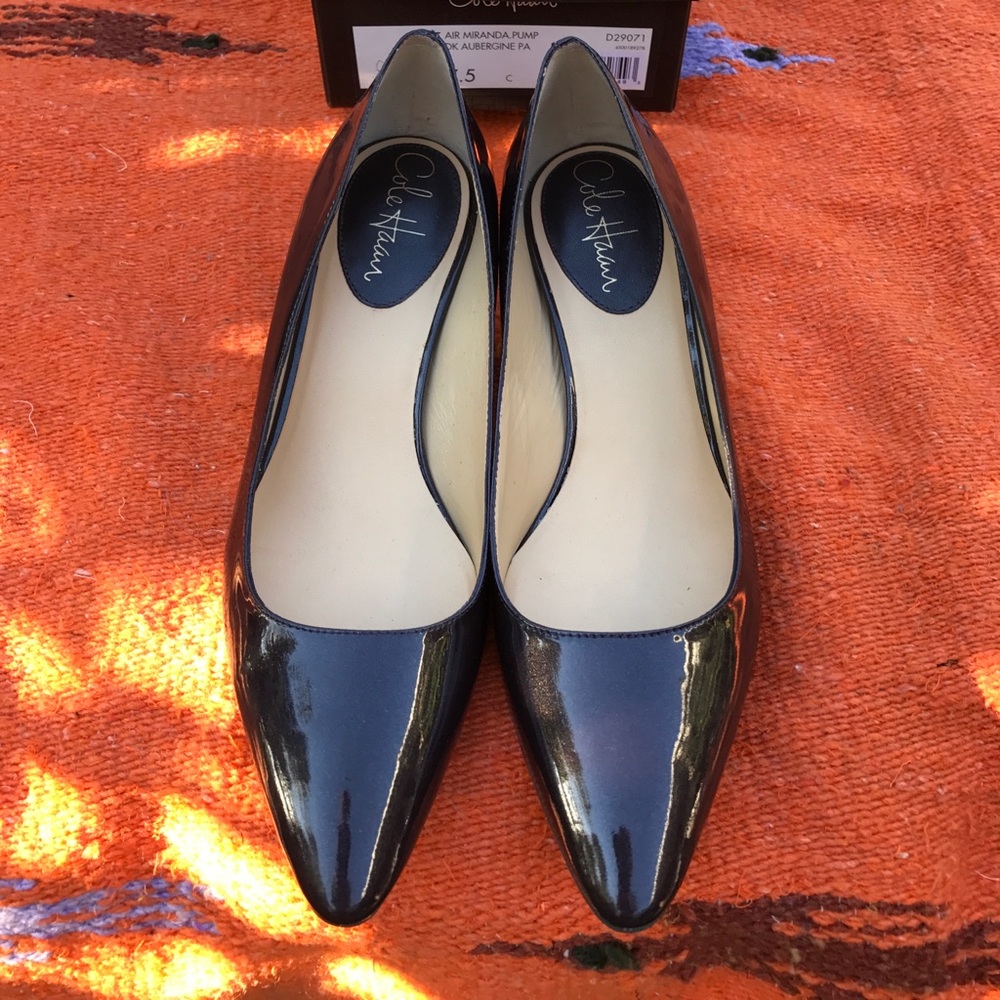 Cole Hana Air Miranda pump Aubergine 7.5 like new