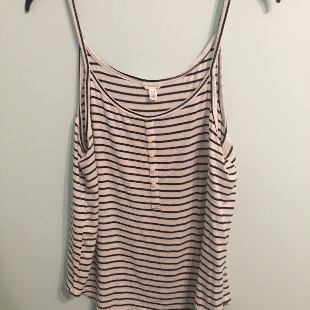Cute striped tank top!