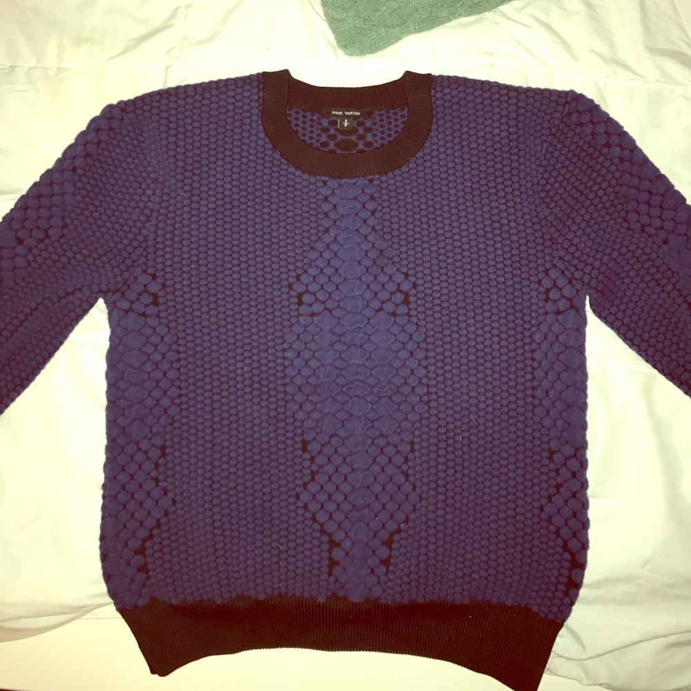 Pink Tartan Sweater