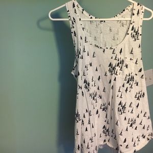 Sailboat Merona tank with pocket