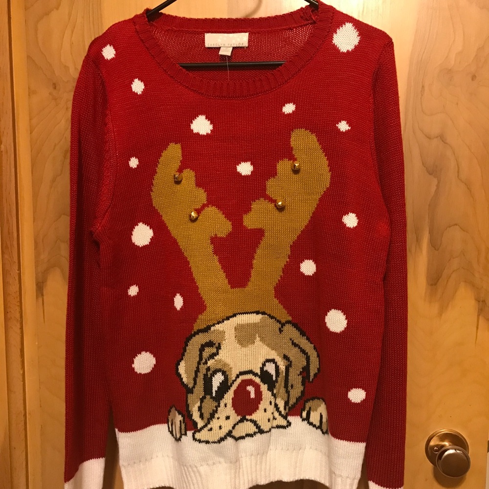 Jingle Bell Puppy Sweater! NWT!