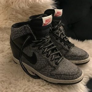 Nike High-top Wedged Heel Shoes