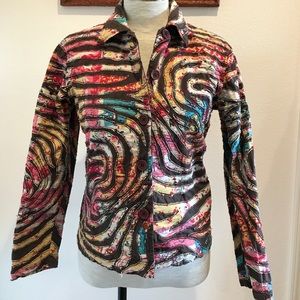 Women's 💯% cotton light weight jacket/top