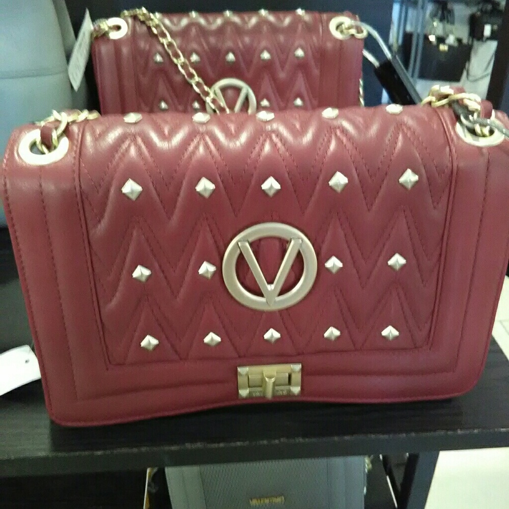 Valentino raspberry colored purse