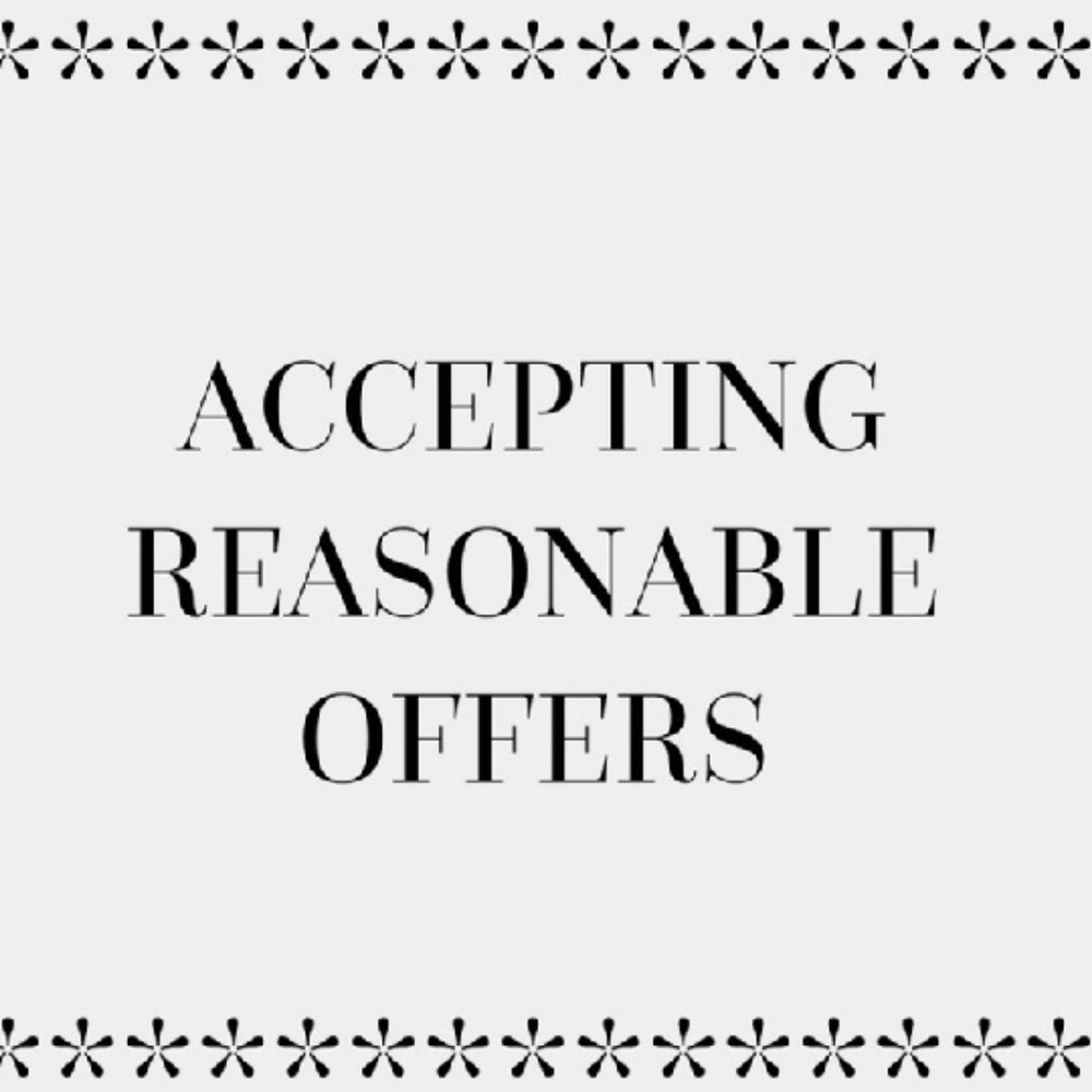 ACCEPTING REASONABLE OFFERS