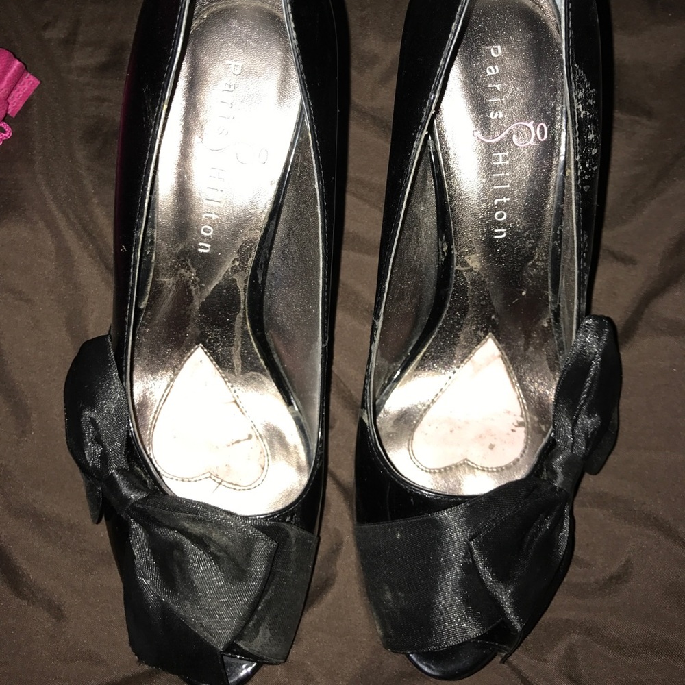 Paris Hilton Patent Leather Heels