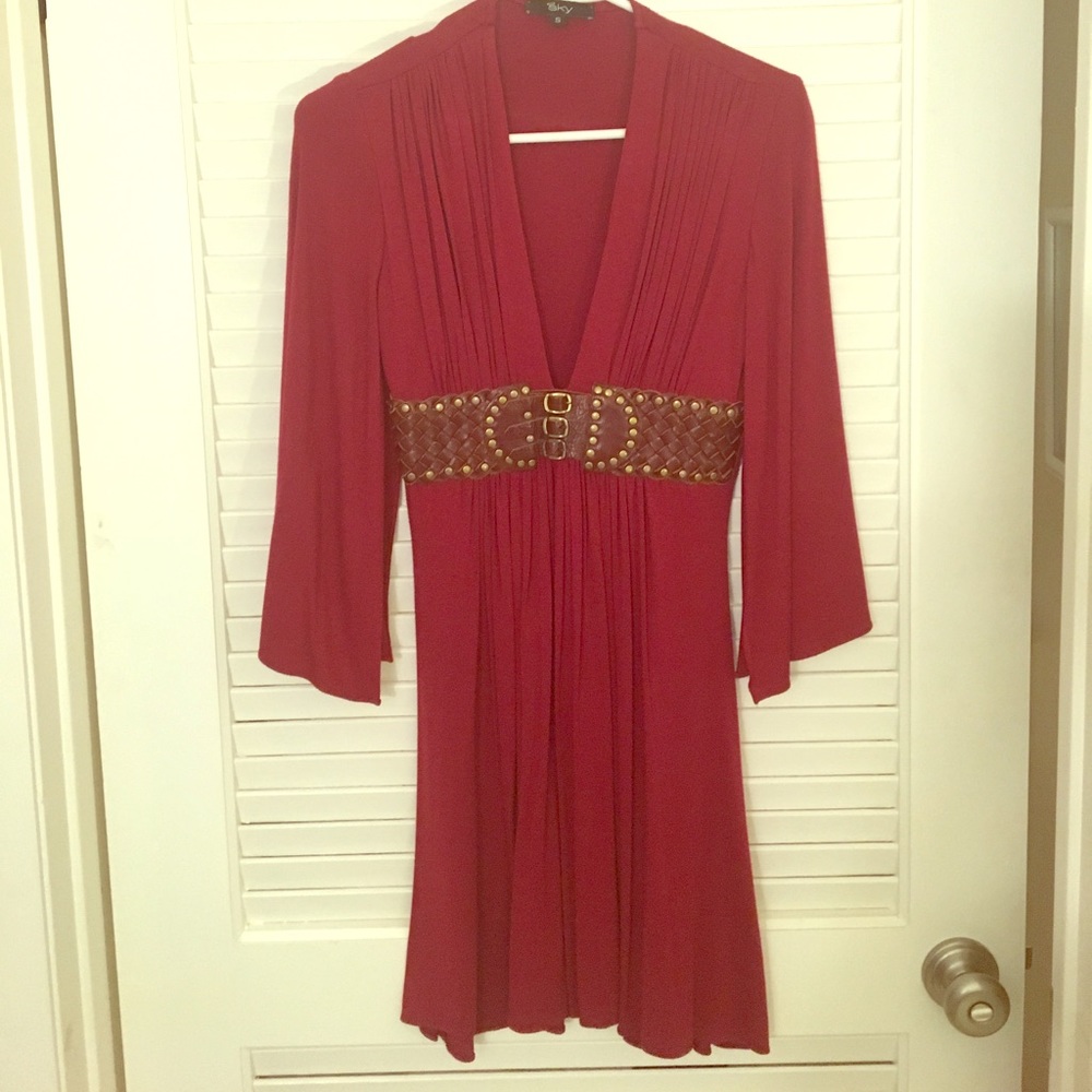 Sky low cut dress