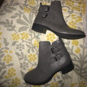 Grey Ankle Booties