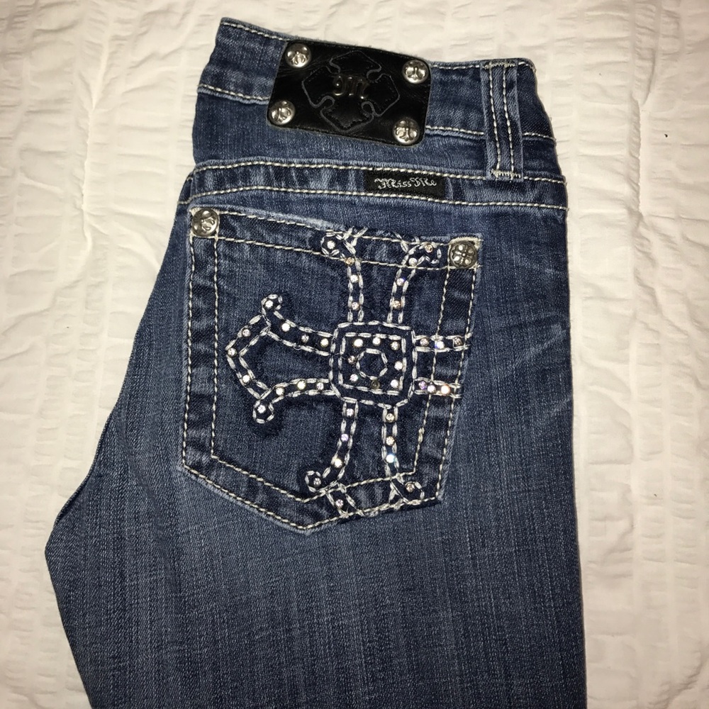 Miss Me Medium Wash Boot Jeans JP5009 Size 29