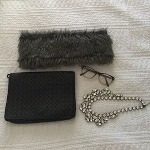 Francesca's faux fur neck scarf