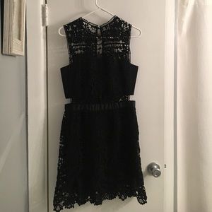 Romeo & Juliet Couture Black Lace Dress