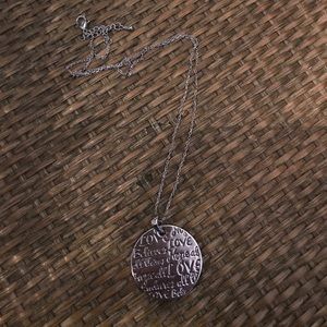 Love necklace silver