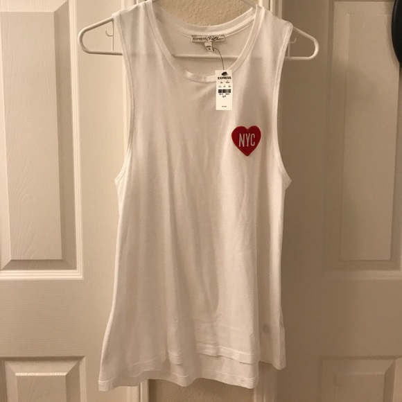 White Express "NYC" Muscle Tank - Picture 1 of 3