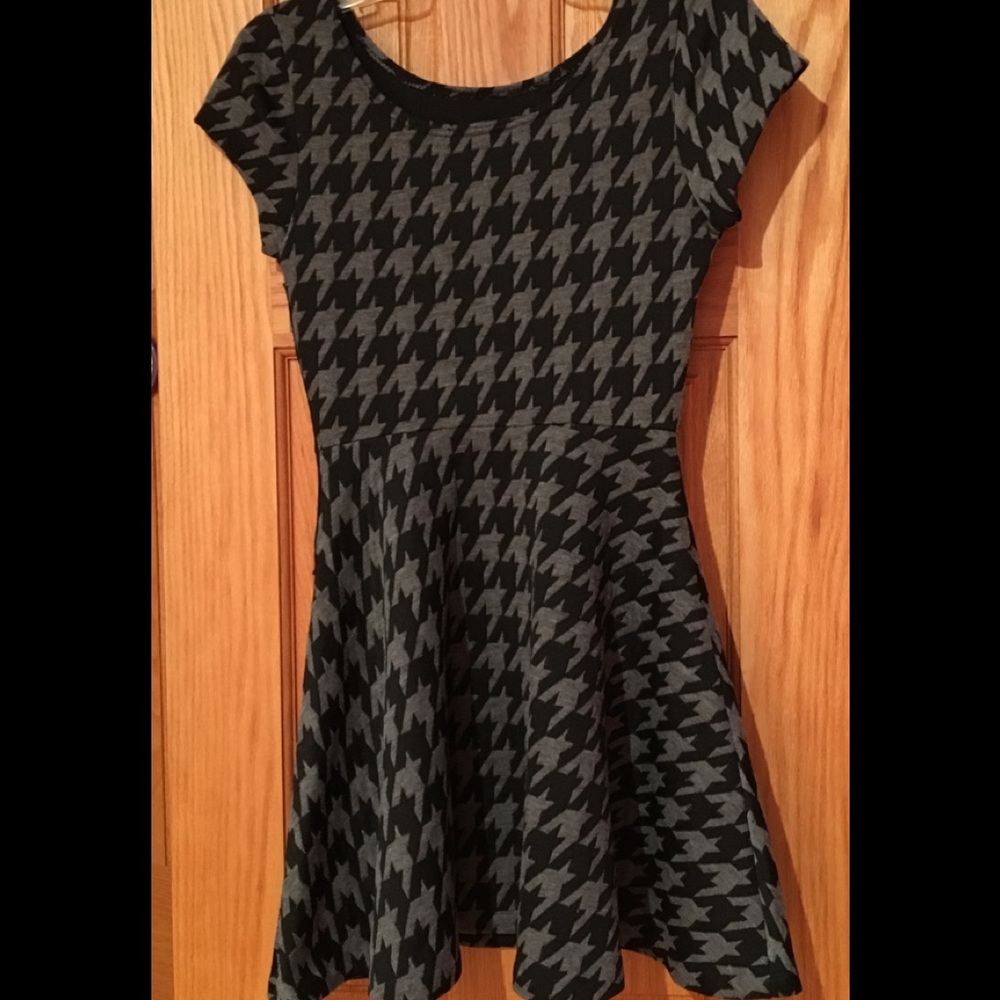 Aqua flare dress