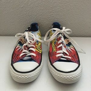 Wonder Woman All Star Converse. Lmtd Edition Used.