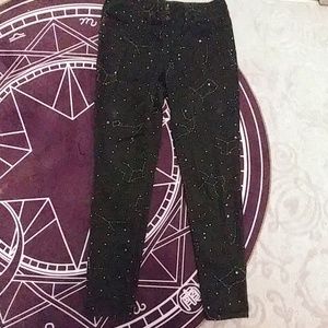 Hot Topic Black Heart Constellation Size 11 Skinny