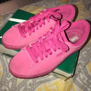 Suede iced Pink pumas