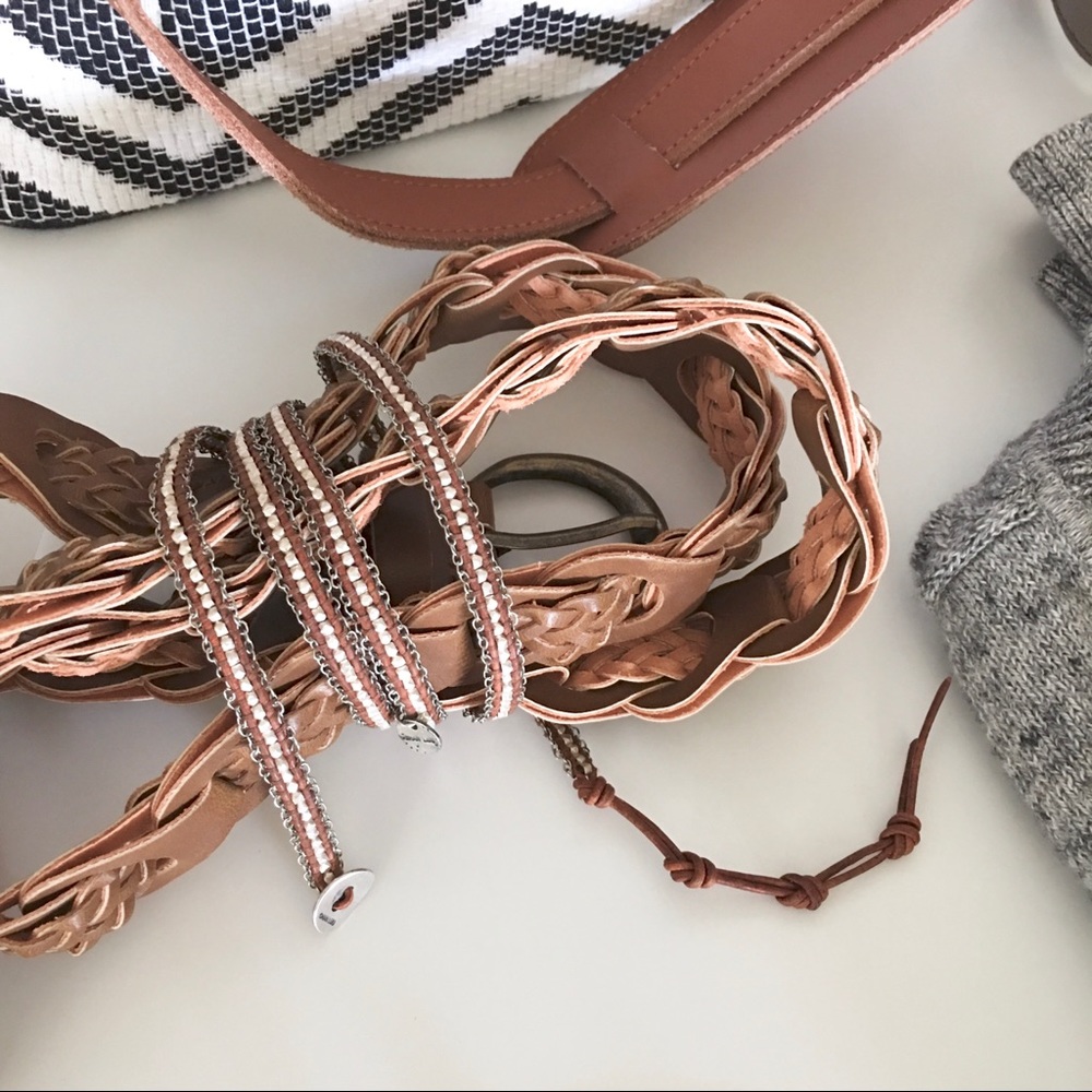 NWOT Chan Luu five wrap bracelet.