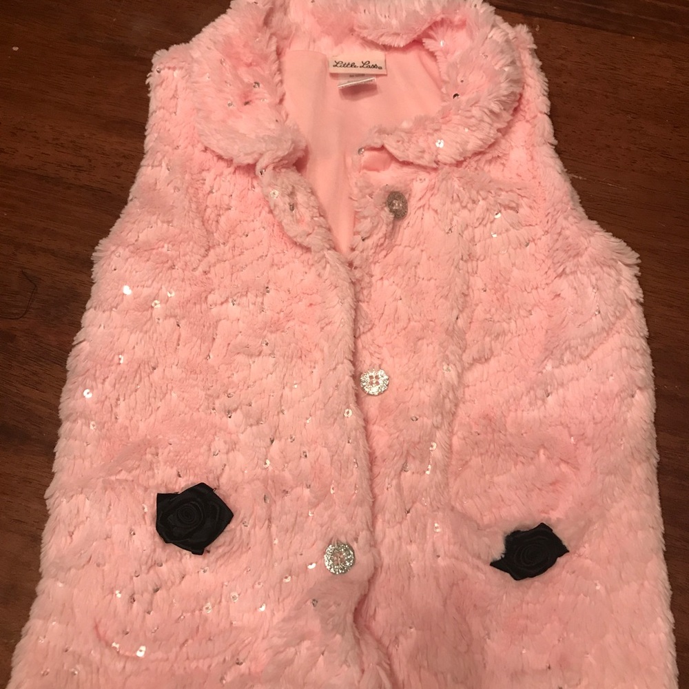 Little Lass Faux Fur Vest