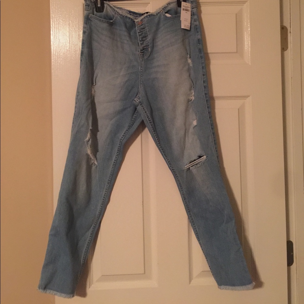 Girls junior blue jeans