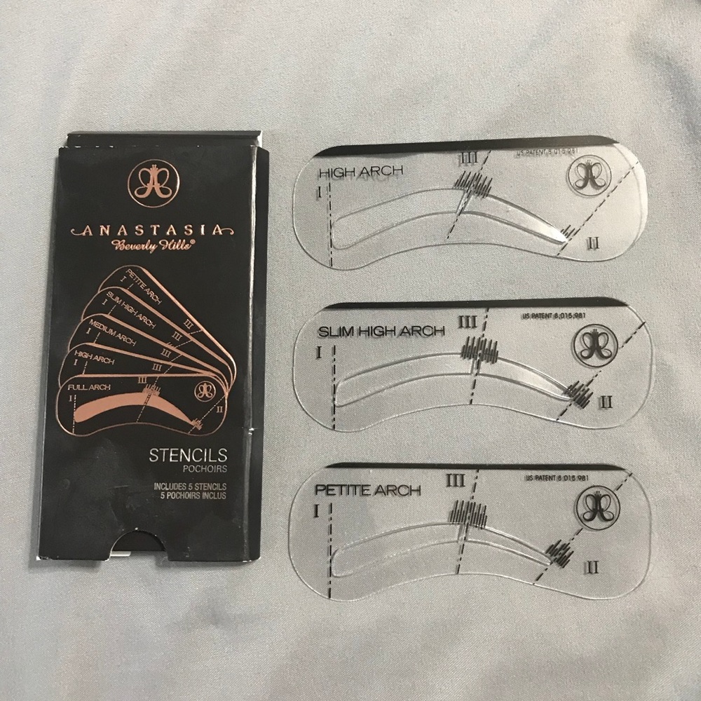 Anastasia eyebrow stencils