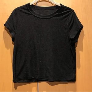 Lulu lemon crop back tee