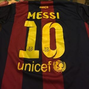 Messi Barcelona Nike Size 10 jersey