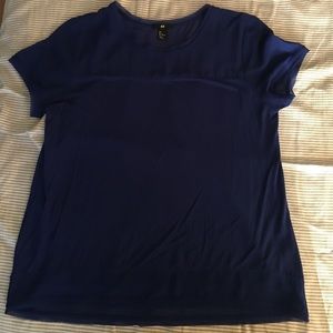 Royal blue T-shirt