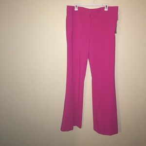 Hot Pink flare trousers