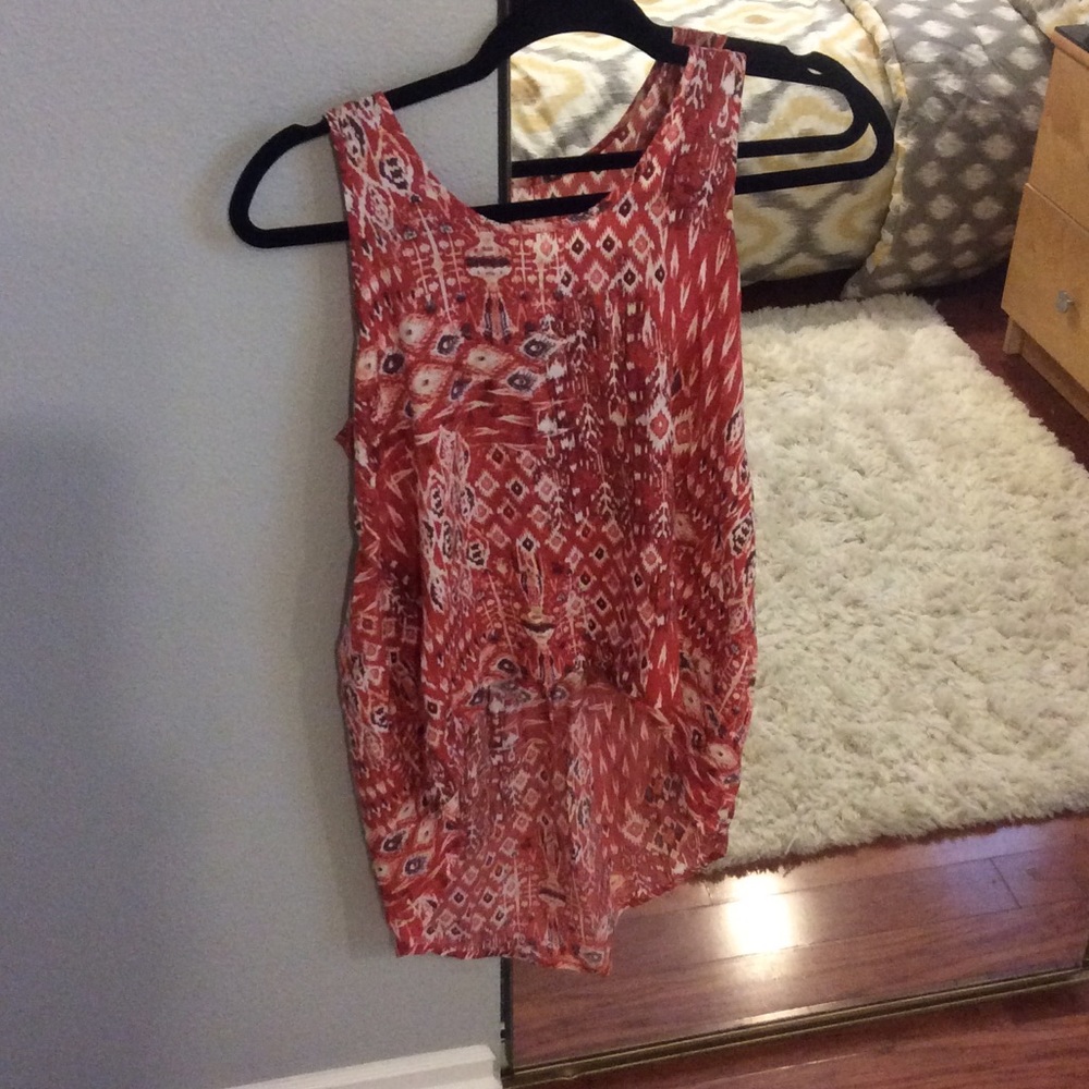 Hi-low tank top