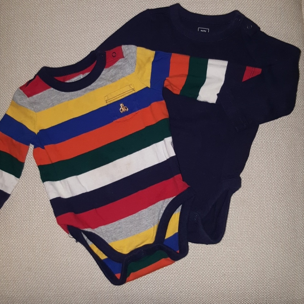 Baby Gap long sleeve bodysuits