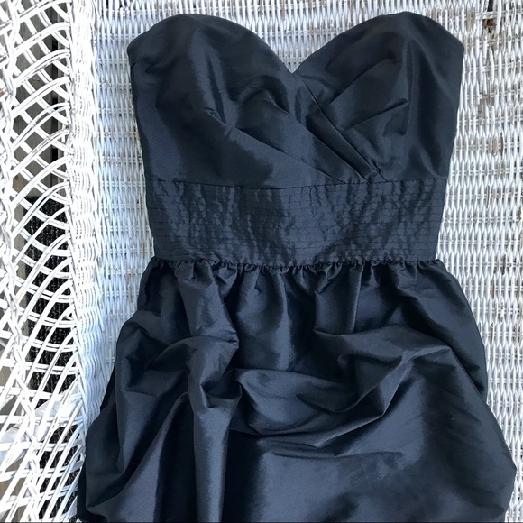{ALFRED SUNG} (NORDSTROM) Black Strapless Party Dress - Picture 4 of 10