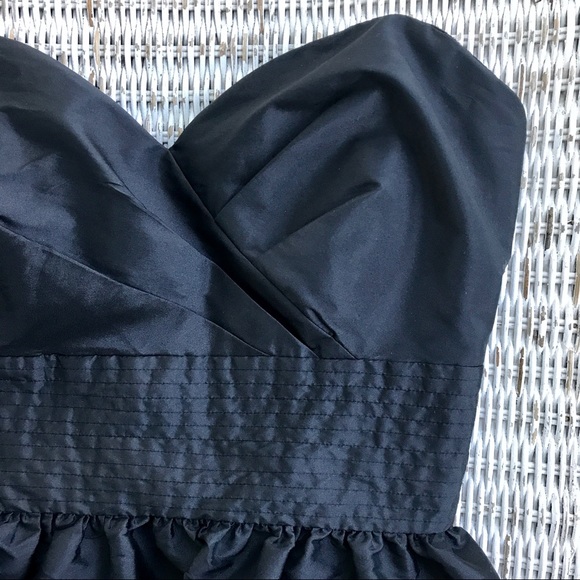 {ALFRED SUNG} (NORDSTROM) Black Strapless Party Dress - Picture 5 of 10