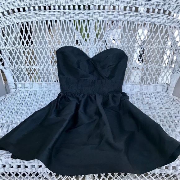 {ALFRED SUNG} (NORDSTROM) Black Strapless Party Dress - Picture 9 of 10