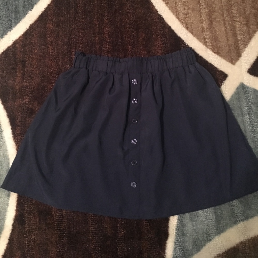 Navy skirt
