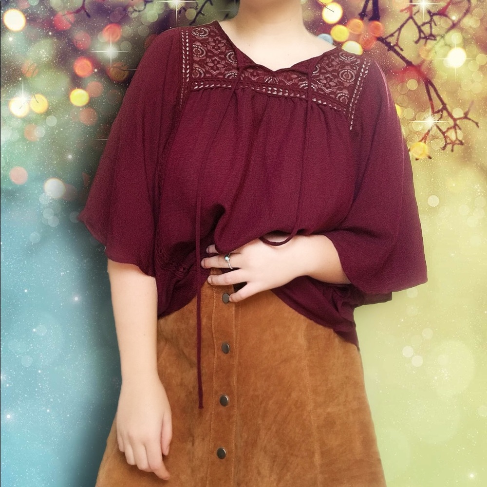 Maroon Shirt