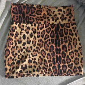 Leopard Print Skirt