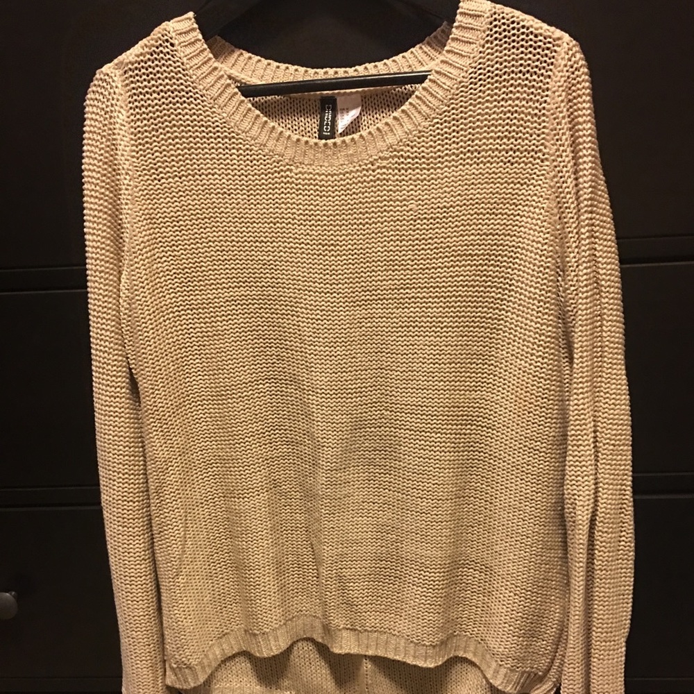 Cream knit sweater