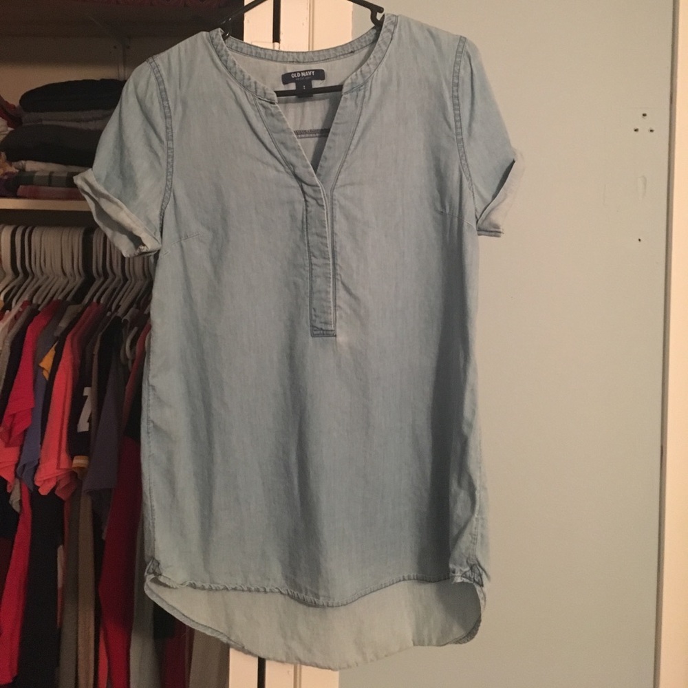 Old Navy chambray top