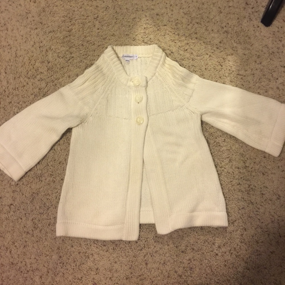 Calvin Klein cream Cardigan