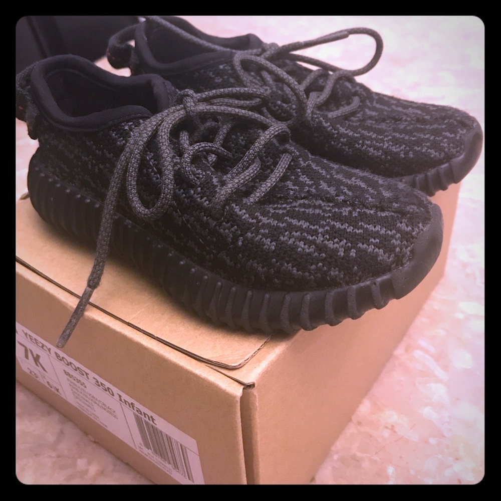 Limited edition Infant Black Yeezy Boost 350