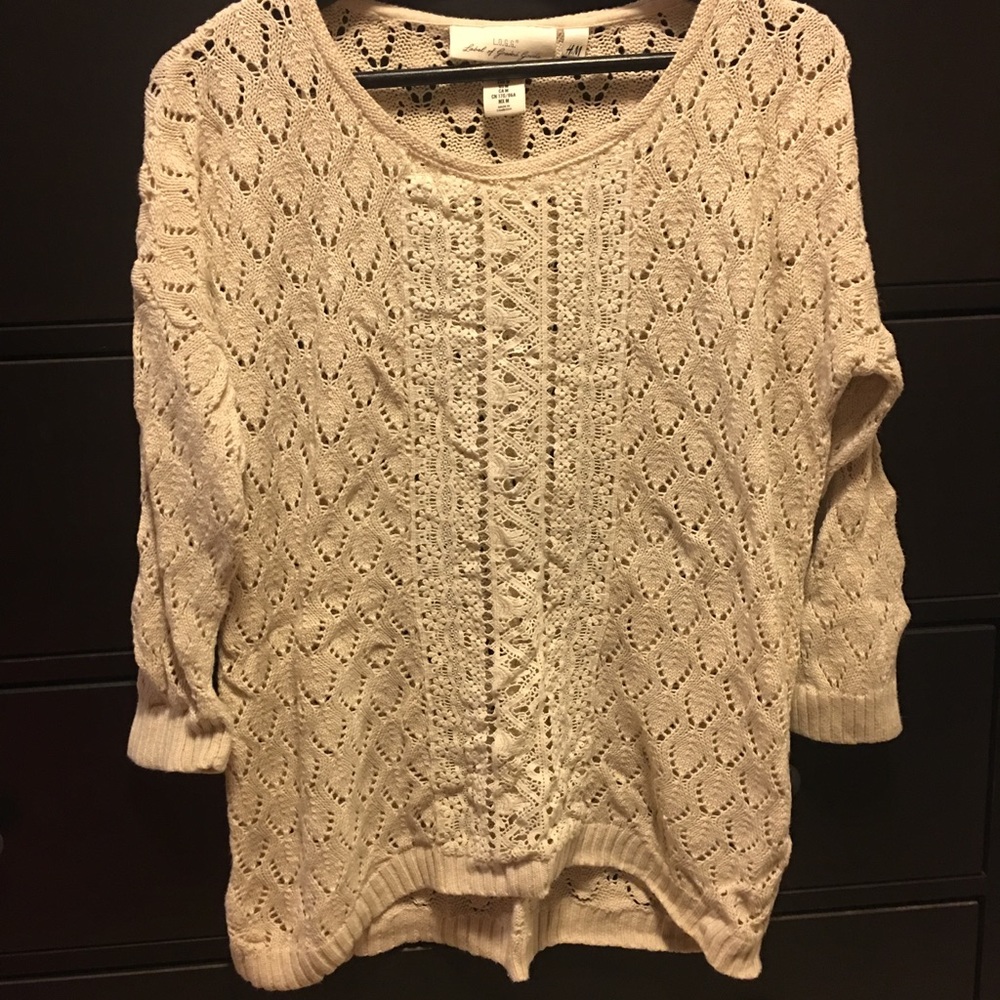 Cream sweater