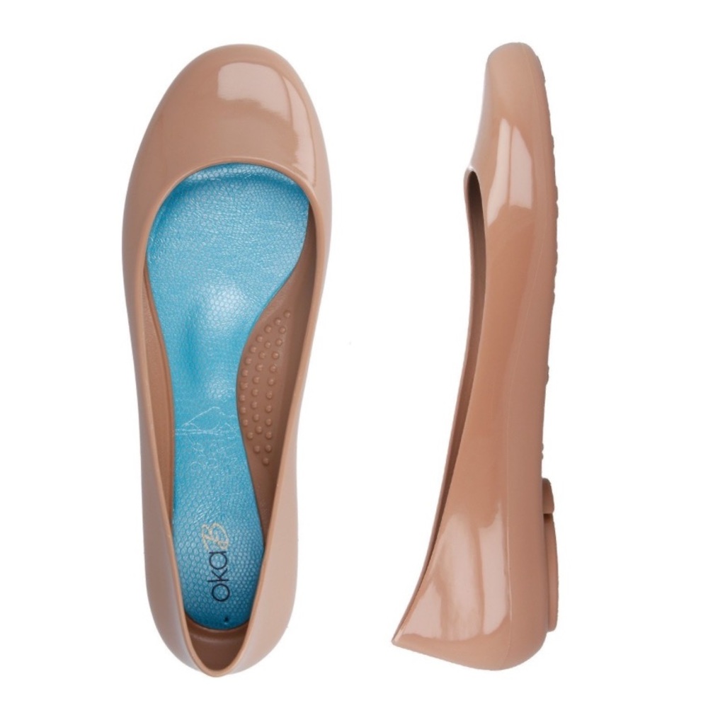 Oka-B Nude Ballet Flats - Never Been Worn