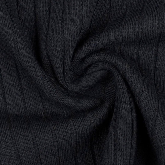 Sexy Long-Sleeve Open Cold Shoulder Crop NWT-Black - Picture 5 of 8